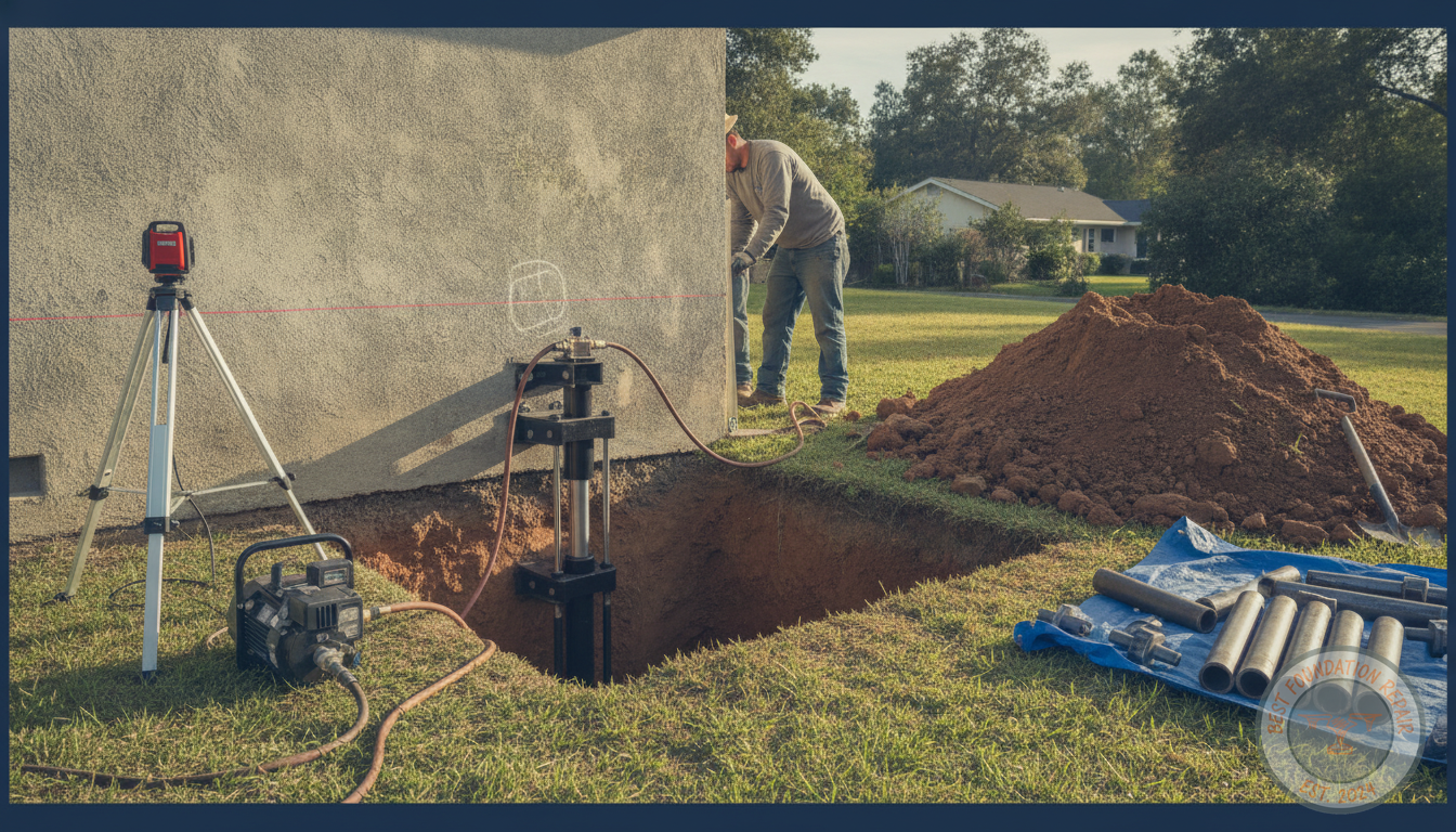 Foundation Settlement Repair